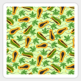 Papaya Pattern Sticker